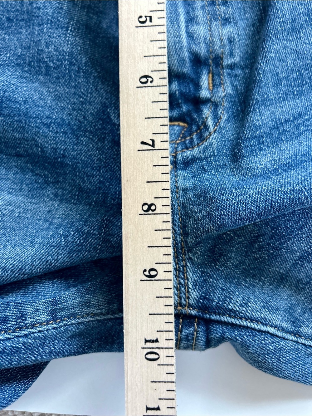 J. Crew Slim Boyfriend Jeans 28/30 Light Wash Mid Rise Stretch Denim BA784 - Picture 11 of 13